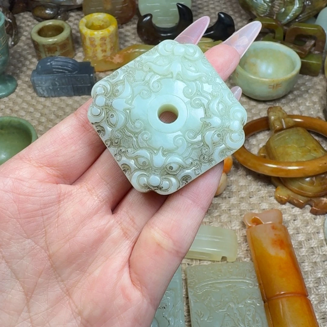 白玉菩提吊坠挂件