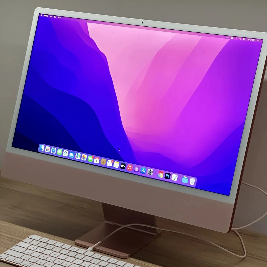 95新 Apple/苹果 台式一体机电脑iMaci7超薄游戏商务办公设计5K屏