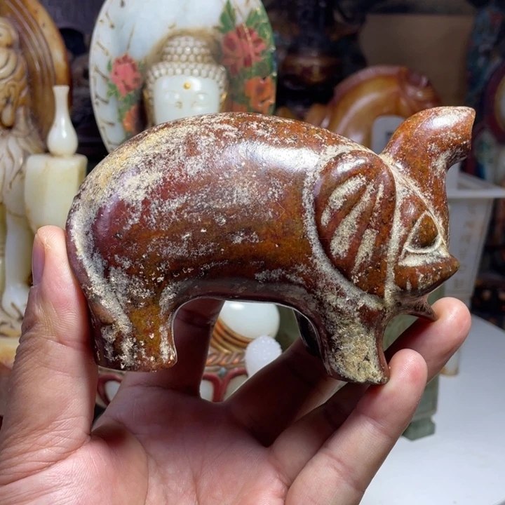 摆件。             大象