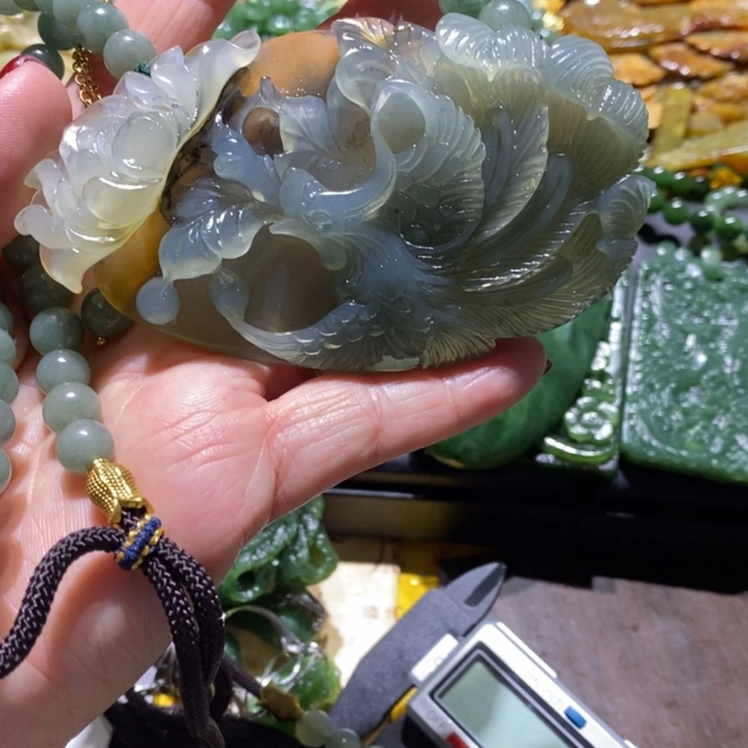【闪购商品】岫玉毛衣链未镶嵌