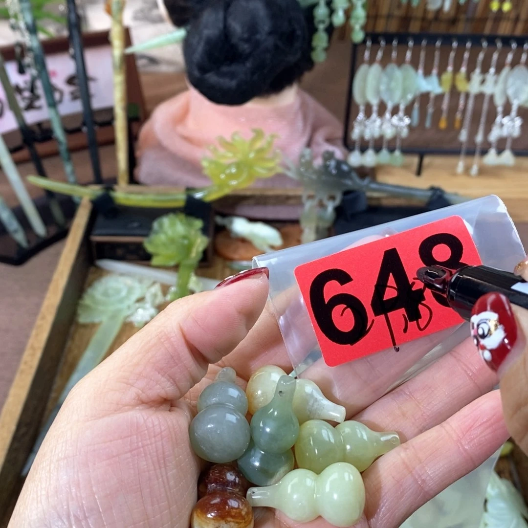 蛇纹石玉玉簪合金呆****丶