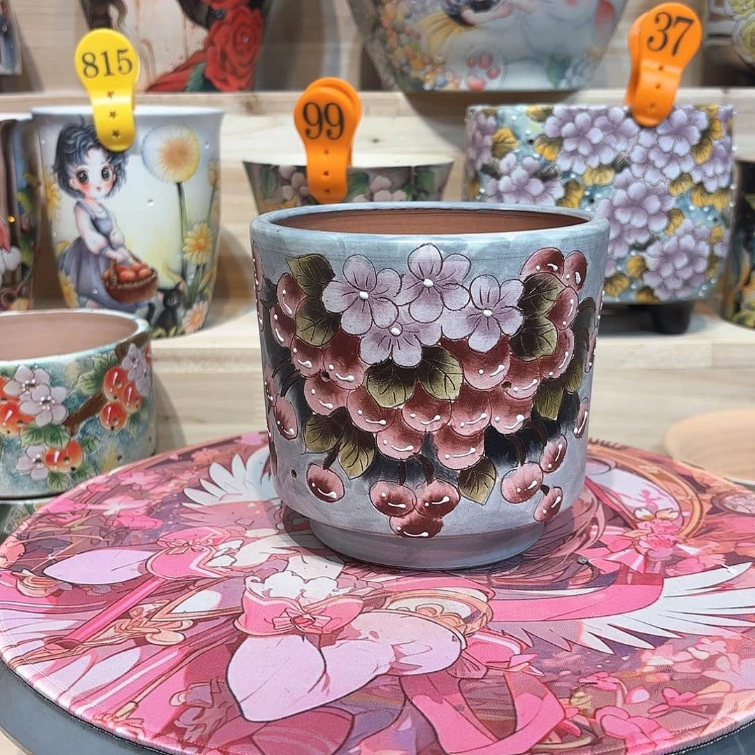 紫砂花盆手工花盆默认微瑕11/12