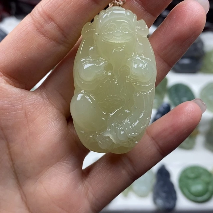 和田玉未镶嵌颈饰91