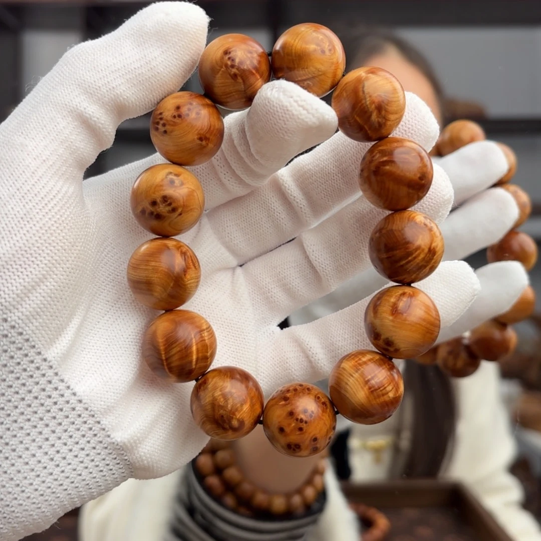 手串/手链柏木（崖柏） 1.8多宝珠变异包薄荷香44性价比