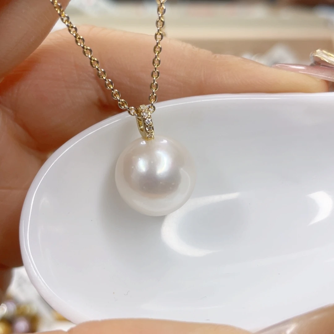 淡水珍珠未镶嵌吊坠(赠链)
