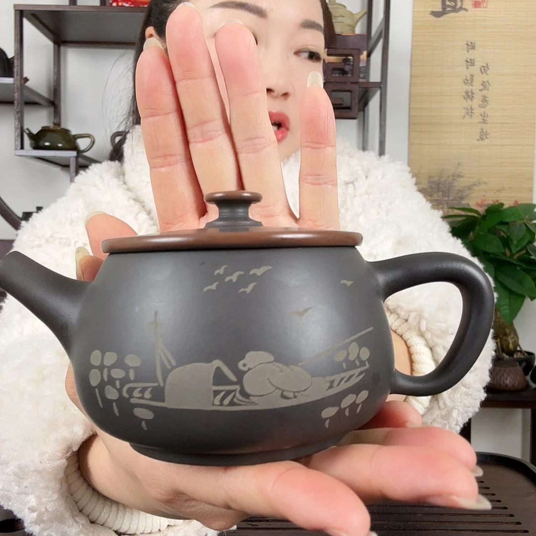 壶云南建水紫陶茶壶21121