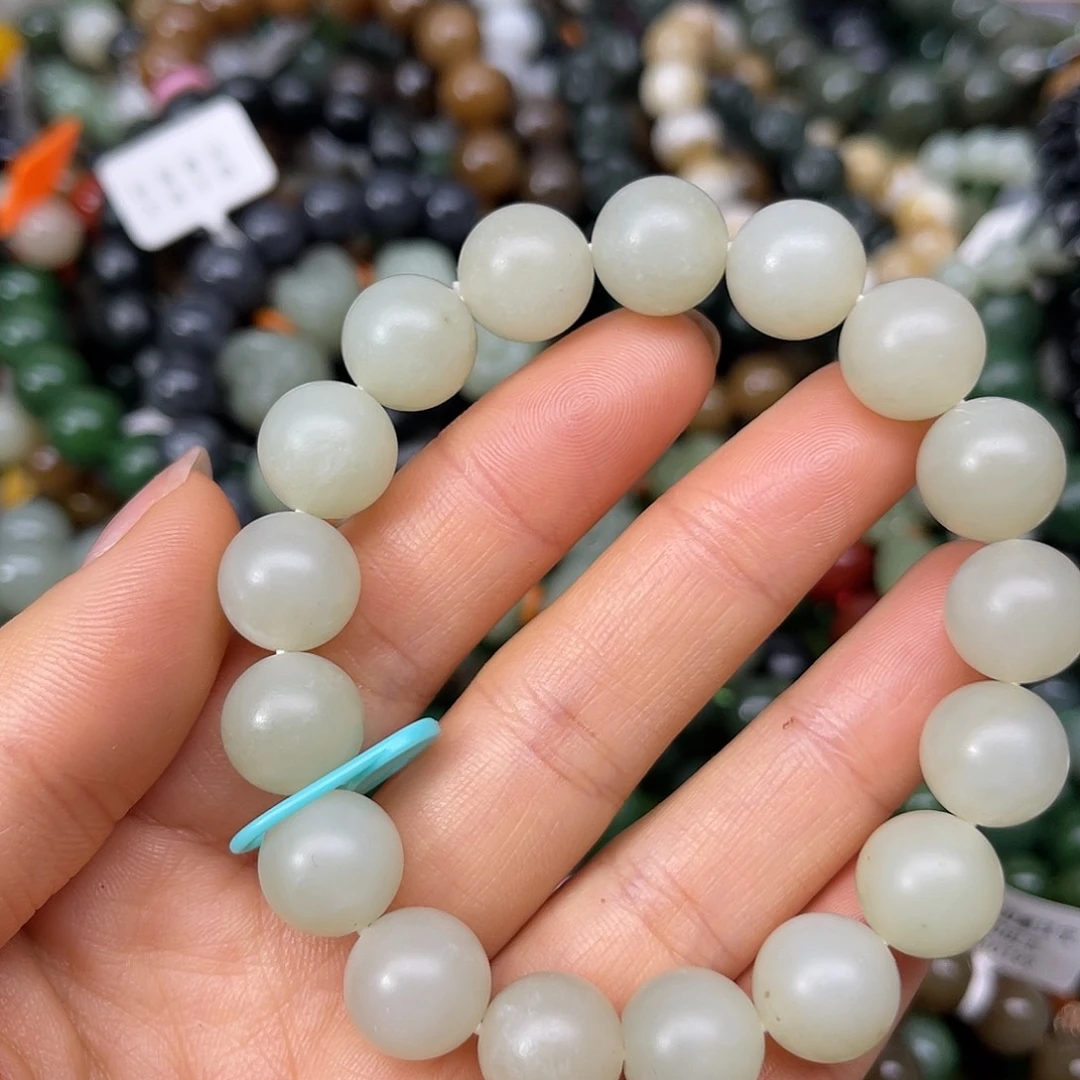 和田玉未镶嵌手链