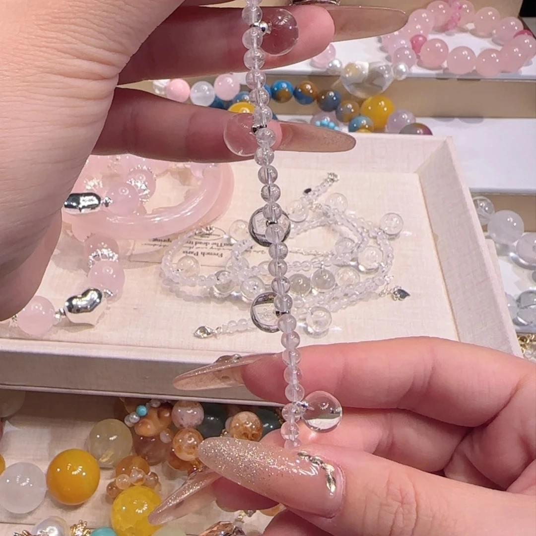 水晶手镯银S925镶嵌尺寸