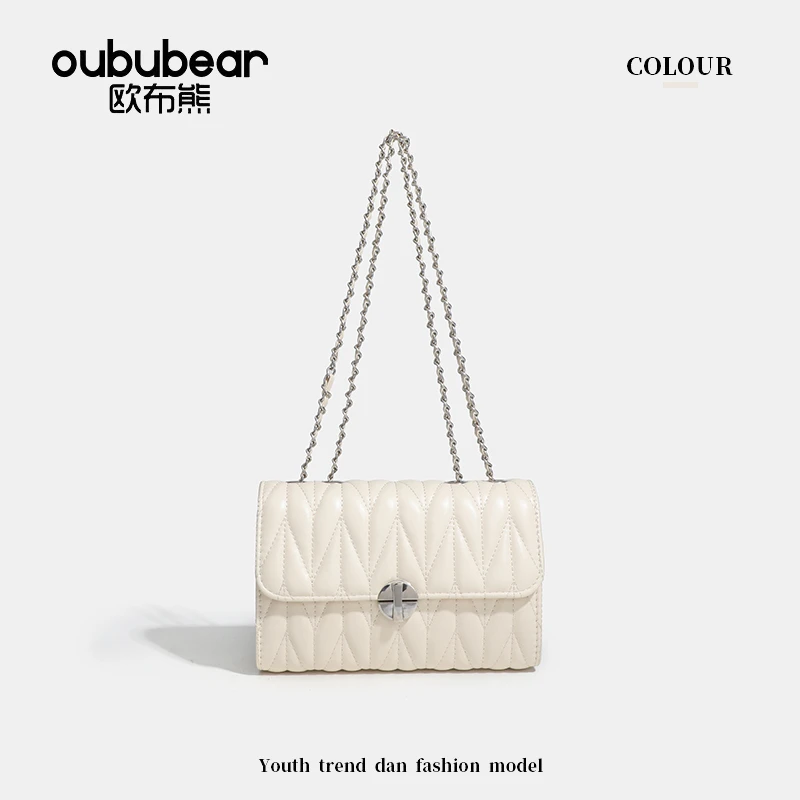 2025年新款链条包时尚小香风百搭休闲女包单肩斜挎手提包