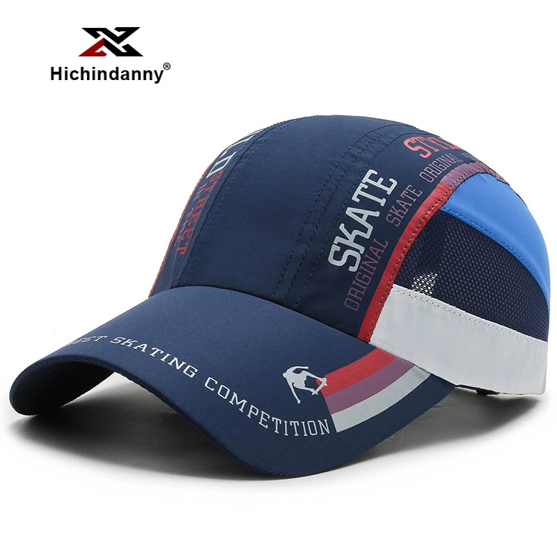 HICHIN帽子男夏季遮阳帽新款棒球帽户外跑步速干透气防晒鸭舌帽