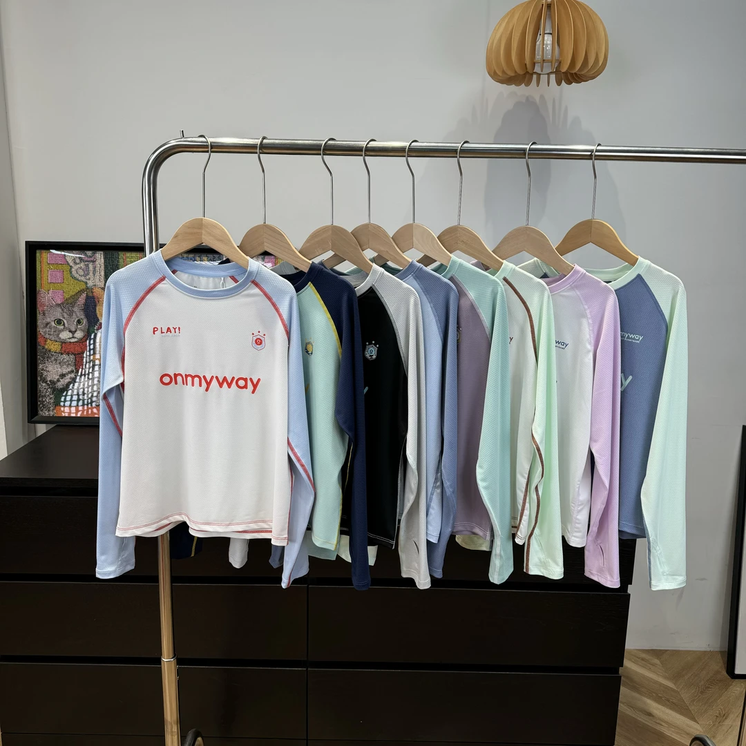 25春季新款插肩速干打底衫弹力圆领男女童运动速干长袖T恤031402