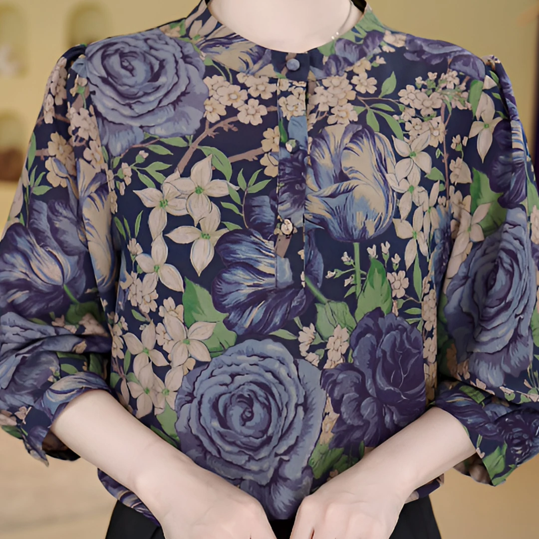 直播专属 2025新款气质高端大码新款小衫ZF-S023