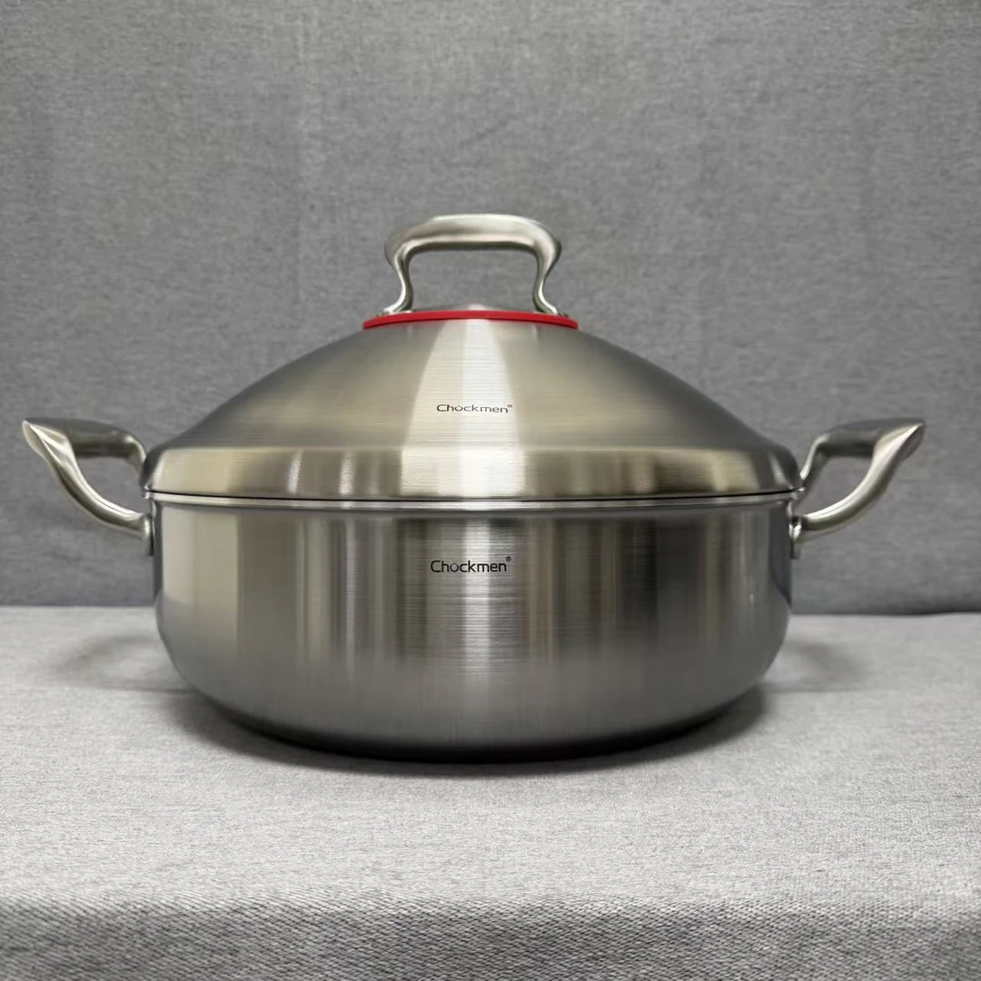 D540 ChockMen 致甄系列不锈钢汤锅哑面 32*11CM  重约3.71KG