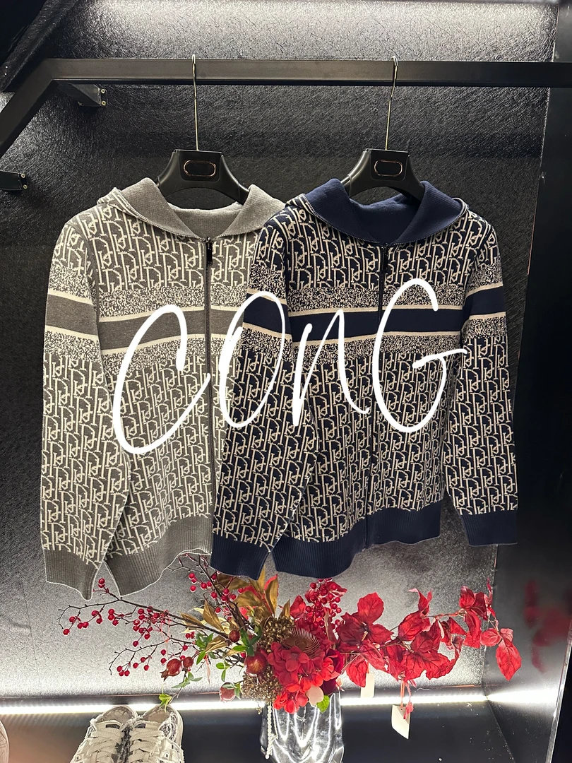 轻《CONG专属》轻奢时尚百搭老钱风针织开衫1309