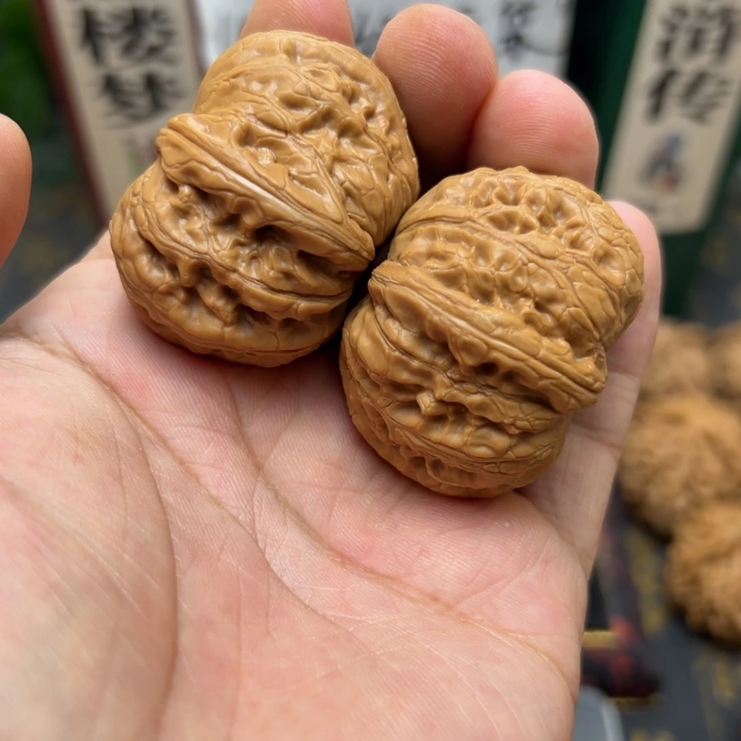 千***通文玩核桃把件43元宝