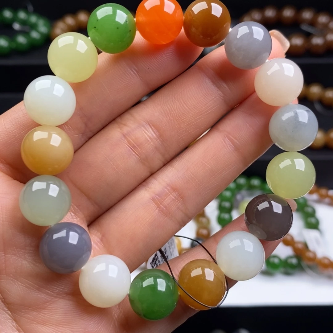 和田玉未镶嵌手串