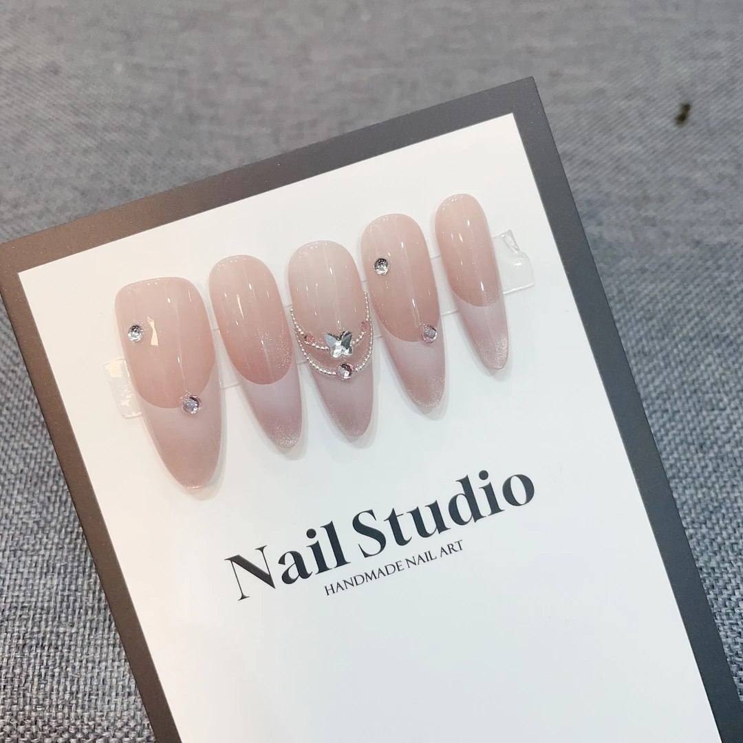 【ZY1104】♡ 小指艺手工穿戴甲