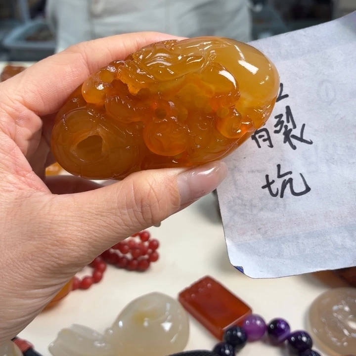 玛瑙/玉髓吊坠(不含链)未镶嵌