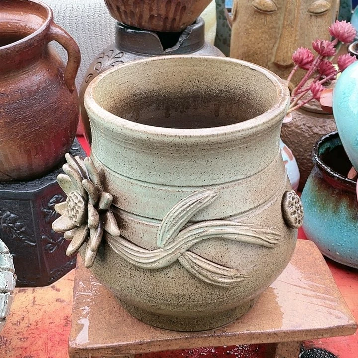 紫砂花盆瑕疵18.22花盆