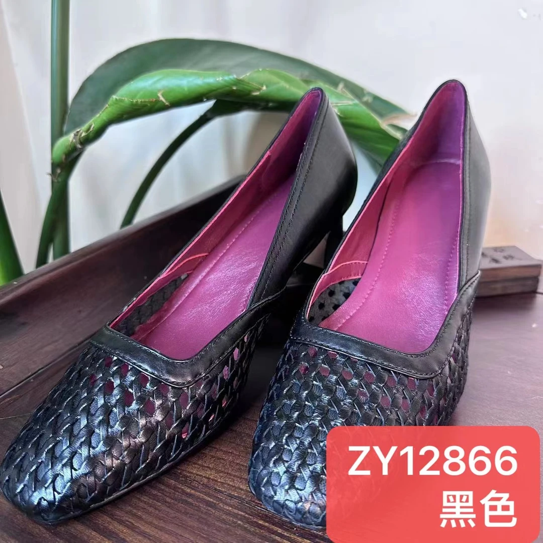 娜家牛皮编织凉鞋ZY（12866）舒适时尚休闲