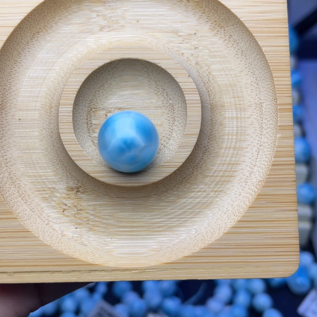 未镶嵌针钠钙石（海纹石）珠宝半成品海纹石单珠16