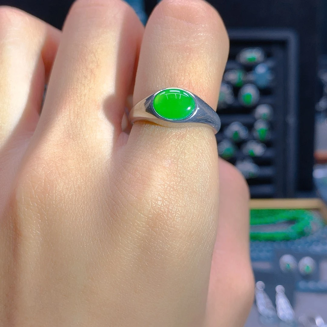 未镶嵌戒指翡翠天然翡翠