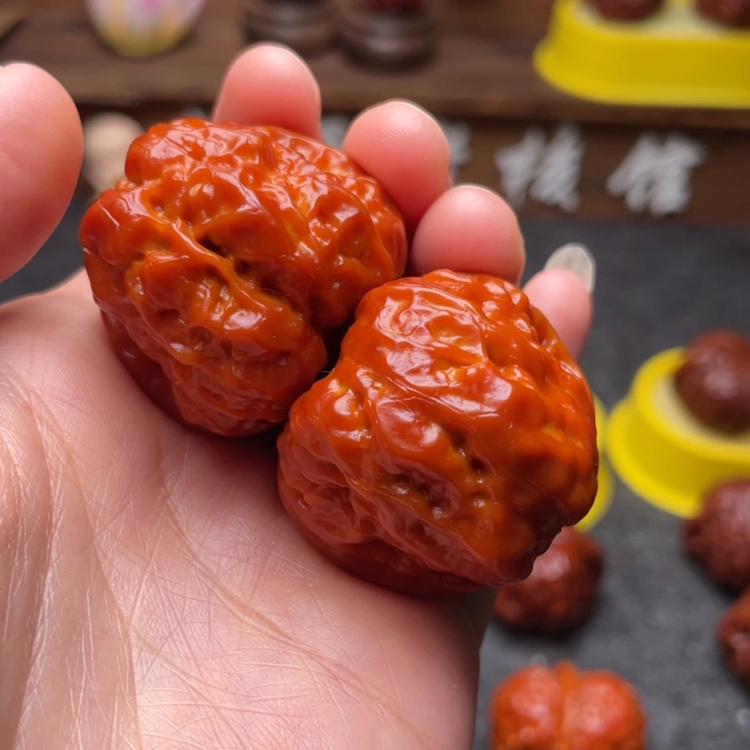 文玩核桃吊坠文玩核桃 手把件 蛤蟆头 36