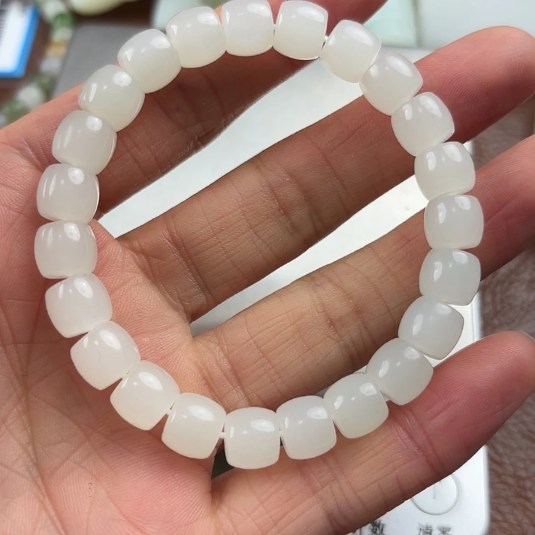 和田玉（糖玉）未镶嵌手链