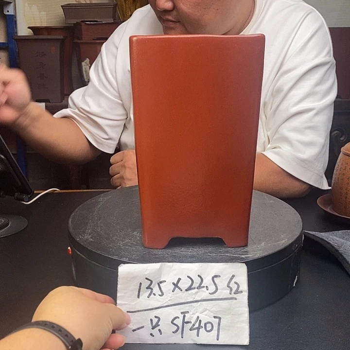 紫砂花盆货号一只SF407