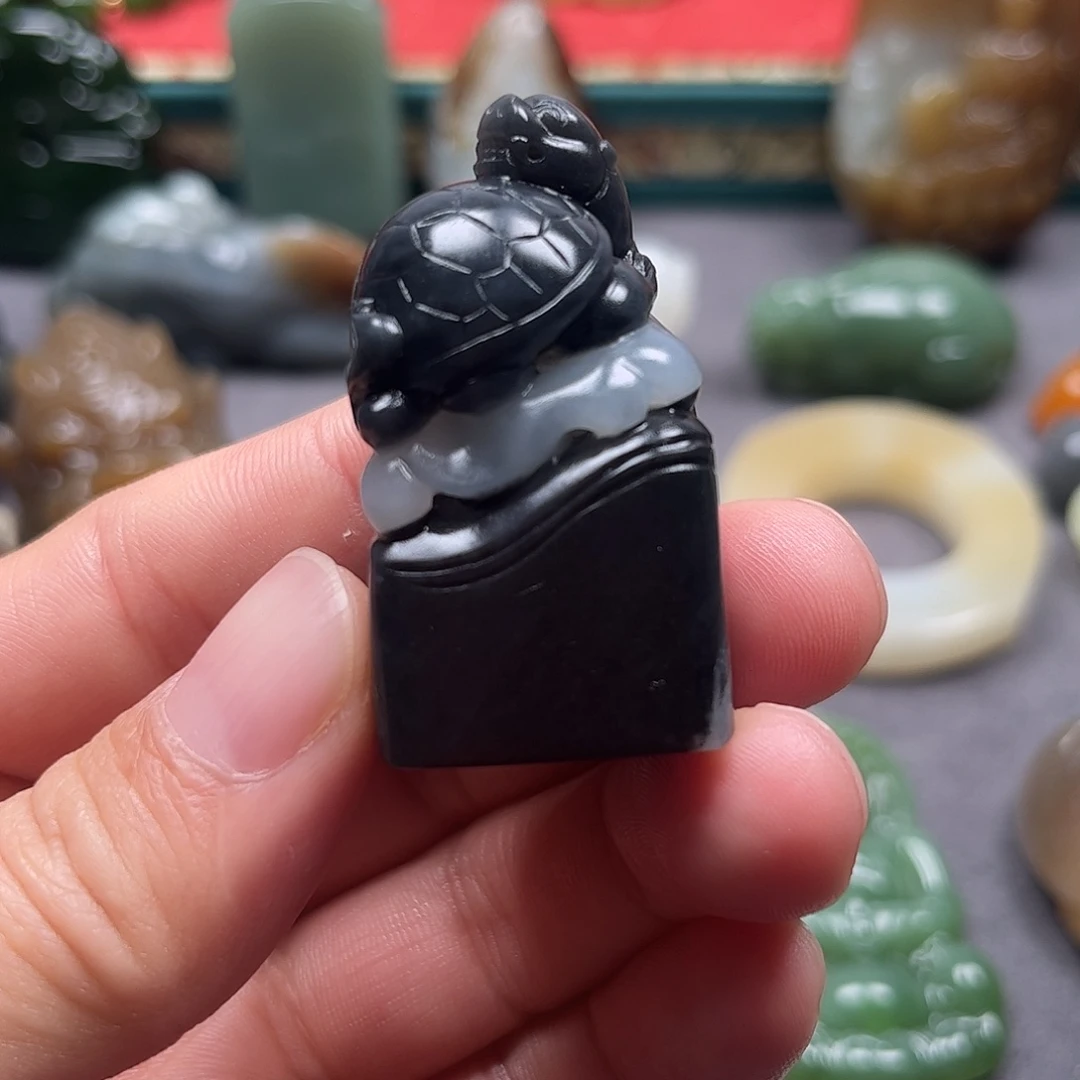 菩****和田玉未镶嵌挂件