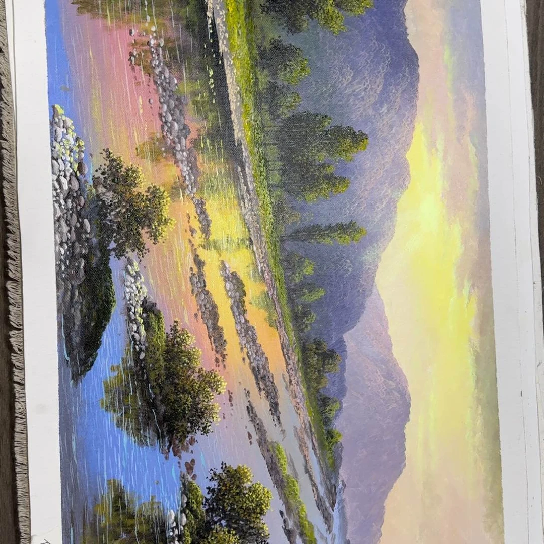 油画优惠活动的时候我也是