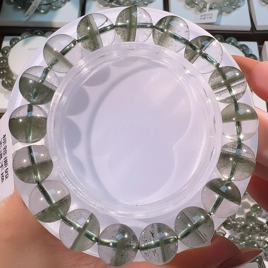 未镶嵌水晶手链绿幽灵