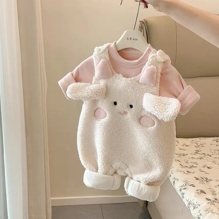 YeeHoO英氏【断码】【1.7万人收藏】婴儿秋冬套装2025新款女宝宝