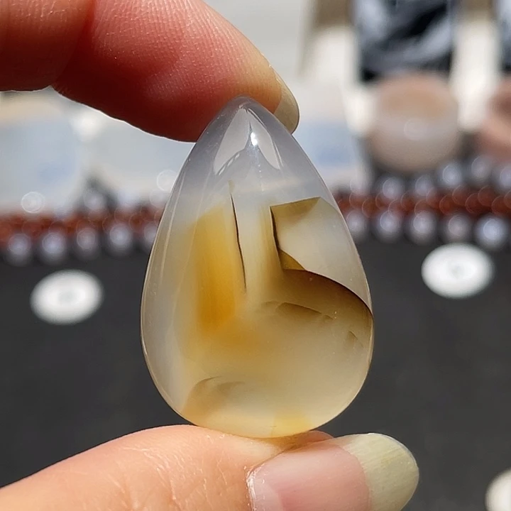 玛瑙/玉髓未镶嵌吊坠(不含链)