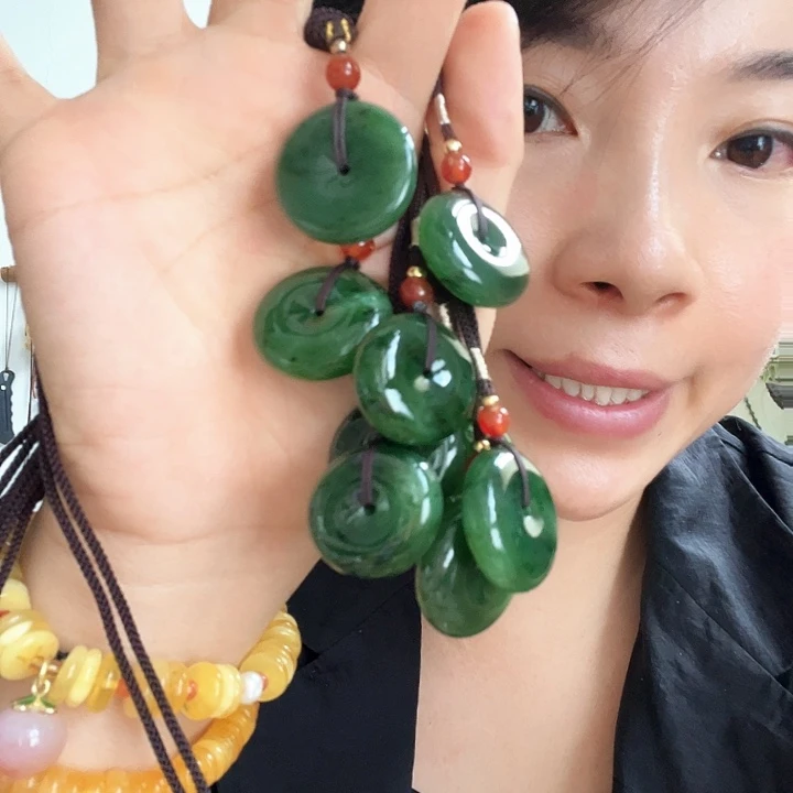 和田玉（碧玉）未镶嵌颈饰