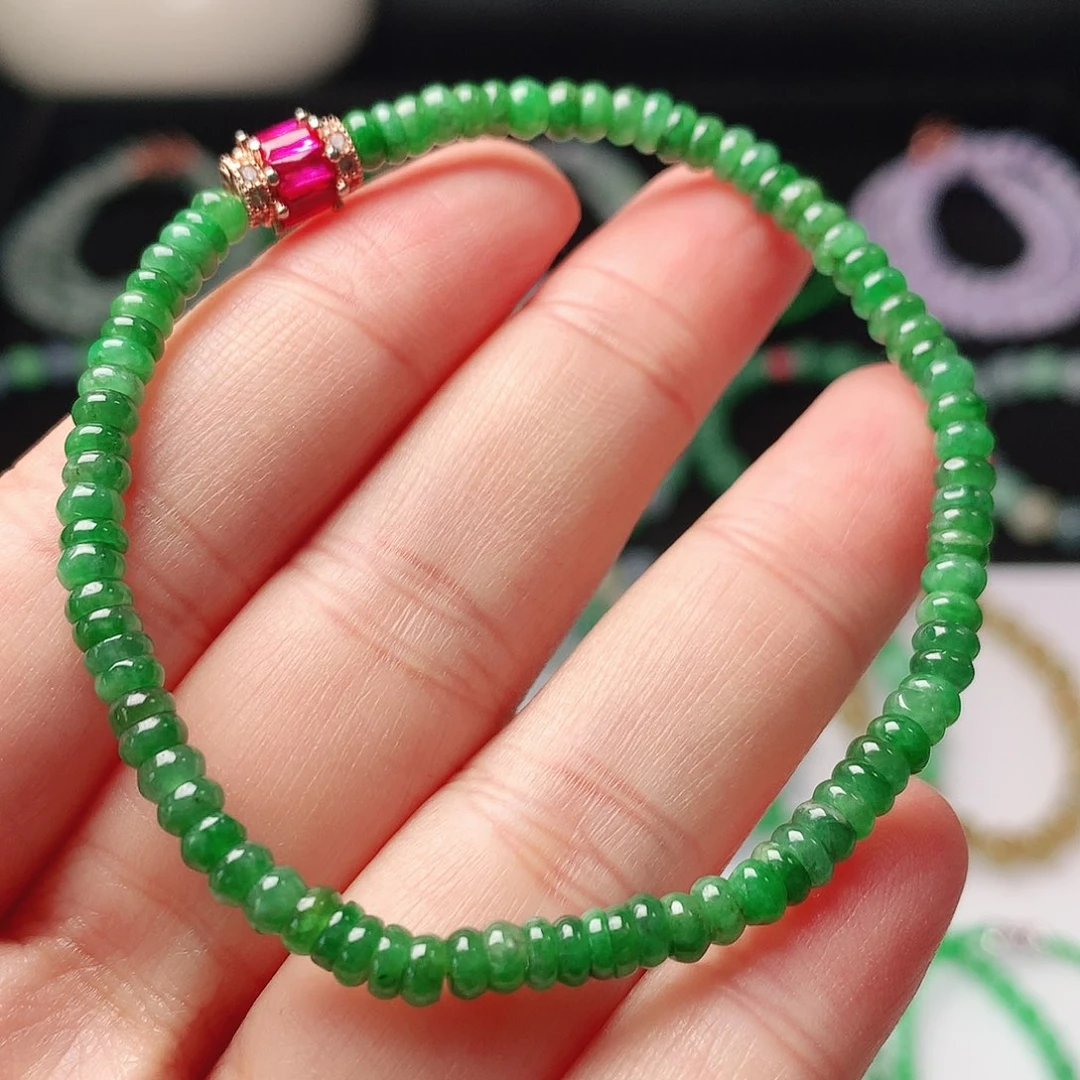 翡翠未镶嵌手链翡翠