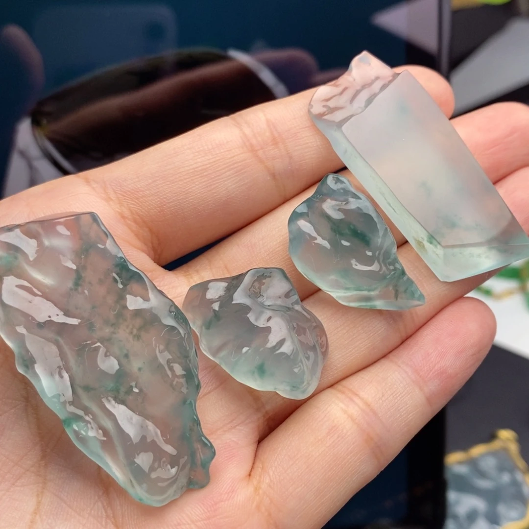 定制翡翠未镶嵌  玻璃钢
