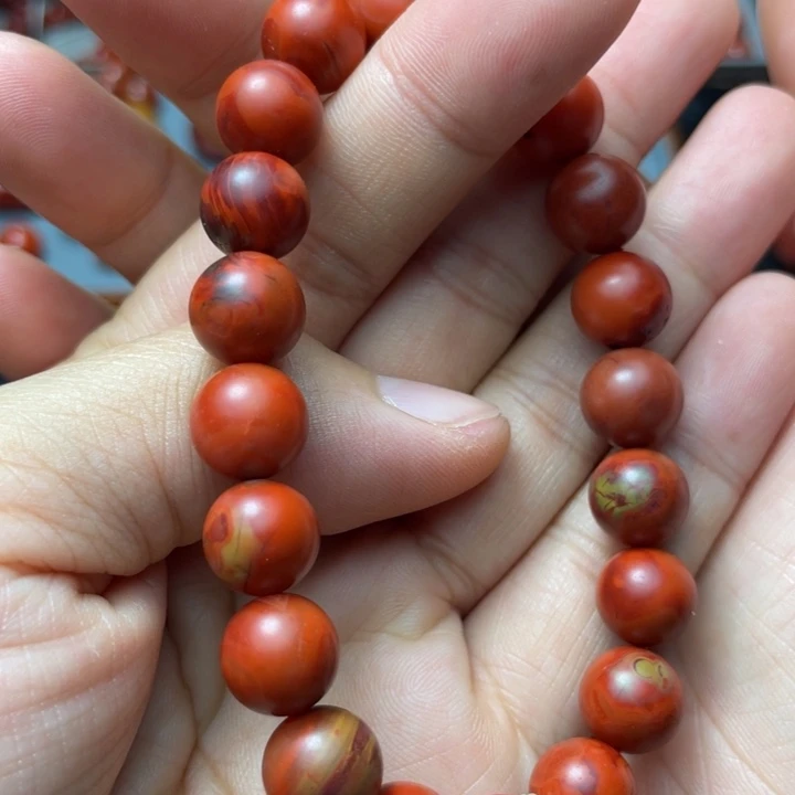 南红玛瑙未镶嵌手串10
