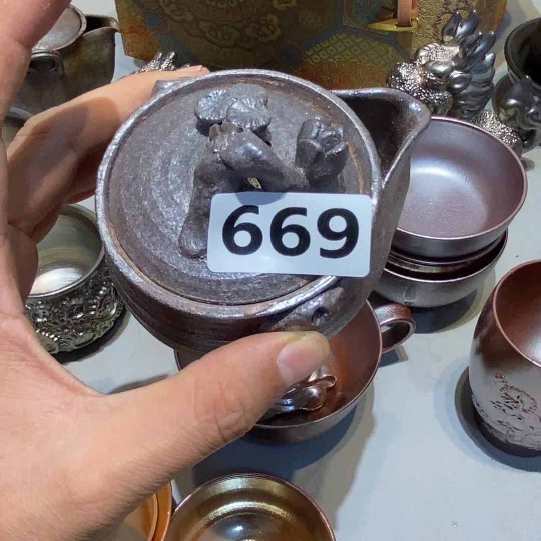 柴烧茶具陶瓷杯子