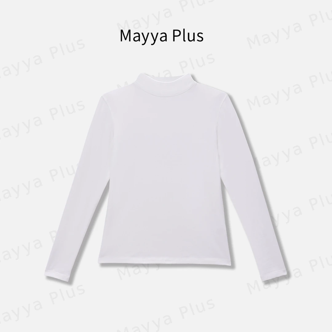 【热力学】Mayya Plus麦芽定制气质显瘦流光风针织上衣32537220