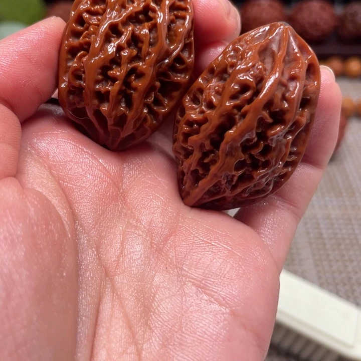 膜***构文玩核桃把件秋子文玩核桃29
