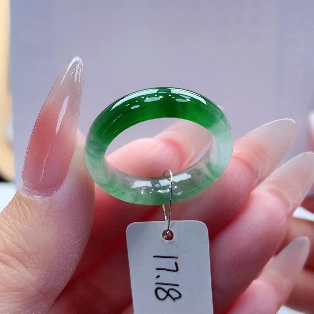 翡翠未镶嵌戒指缅甸A货