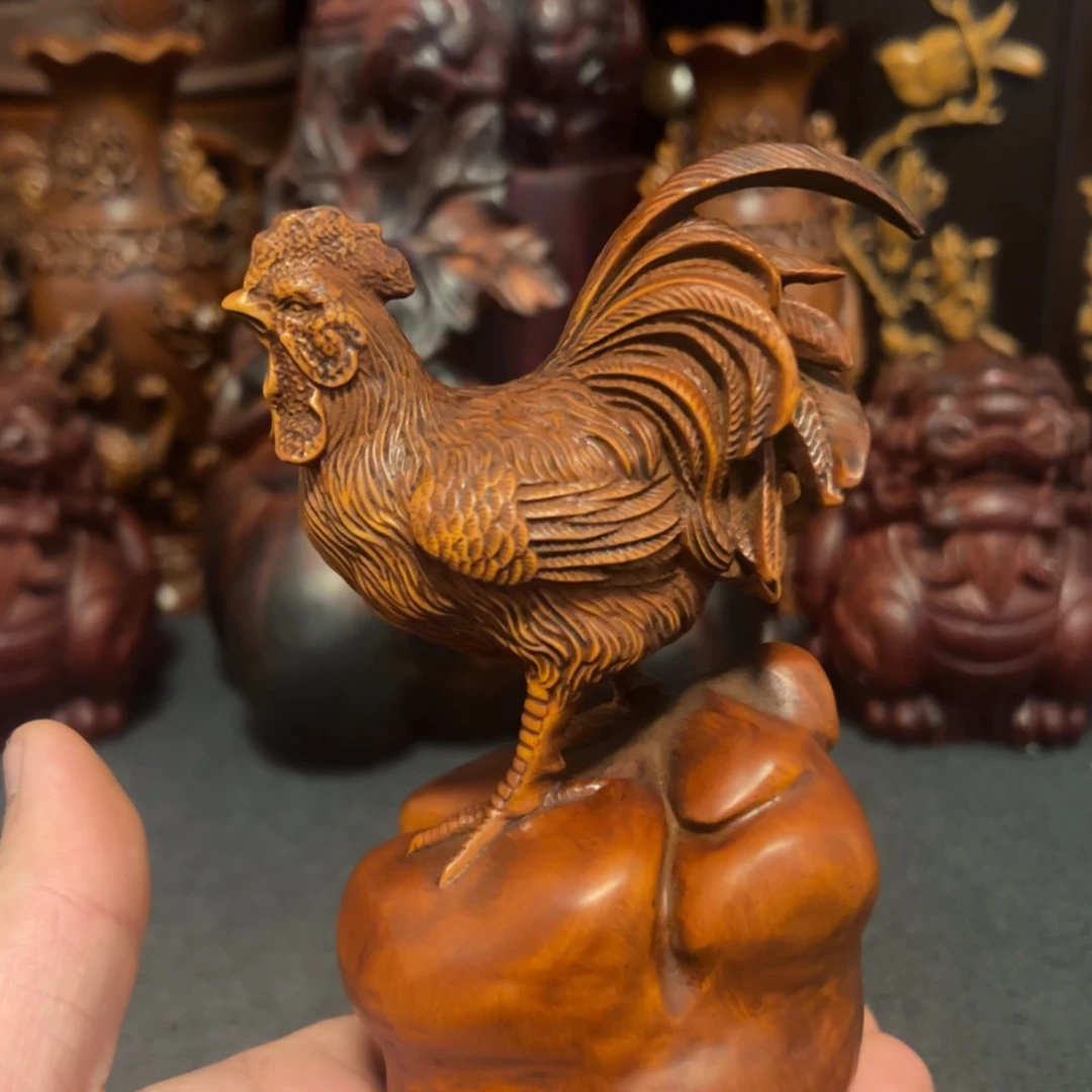 木陈*部黄杨木雕刻摆件