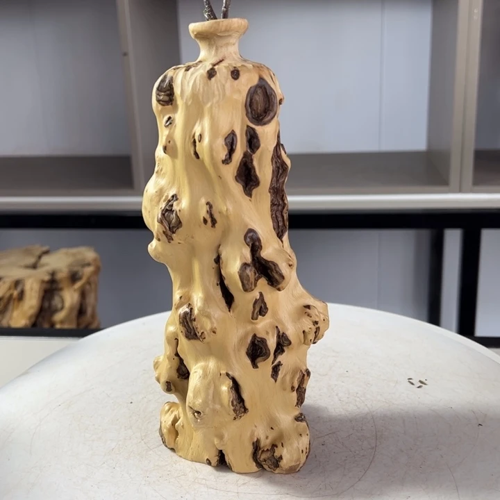 木石榴木榴疤花瓶摆件