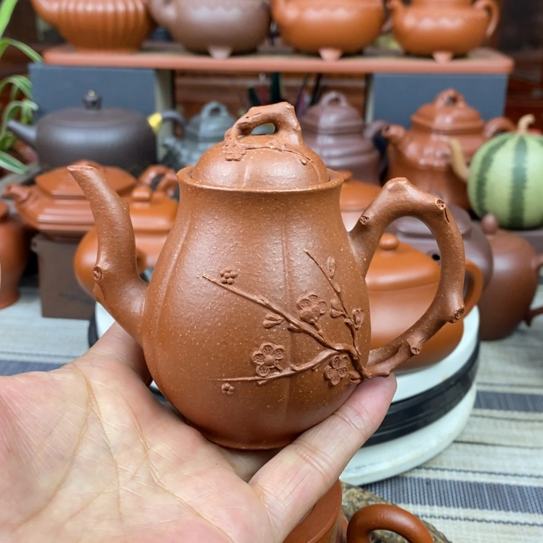 紫砂茶壶清*傲梅神韵180CC特价