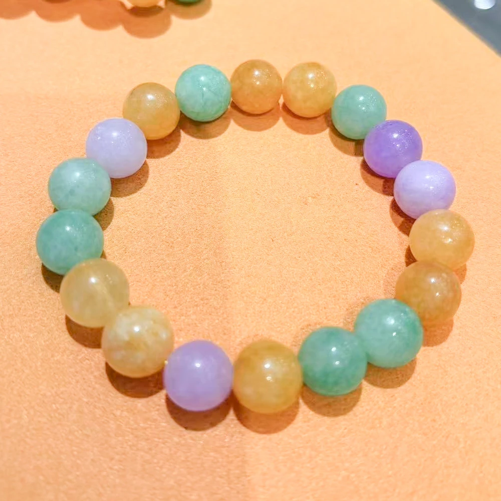 凰瑞福 非金属玻璃手链 （徐姐推荐）时尚Ins简约春色水晶串珠手链