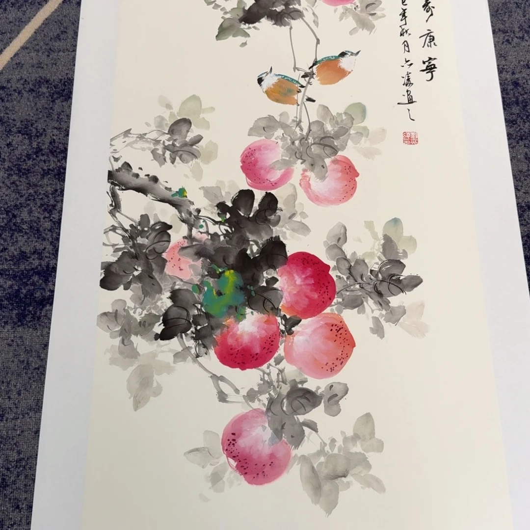 国画国画作品山水花鸟