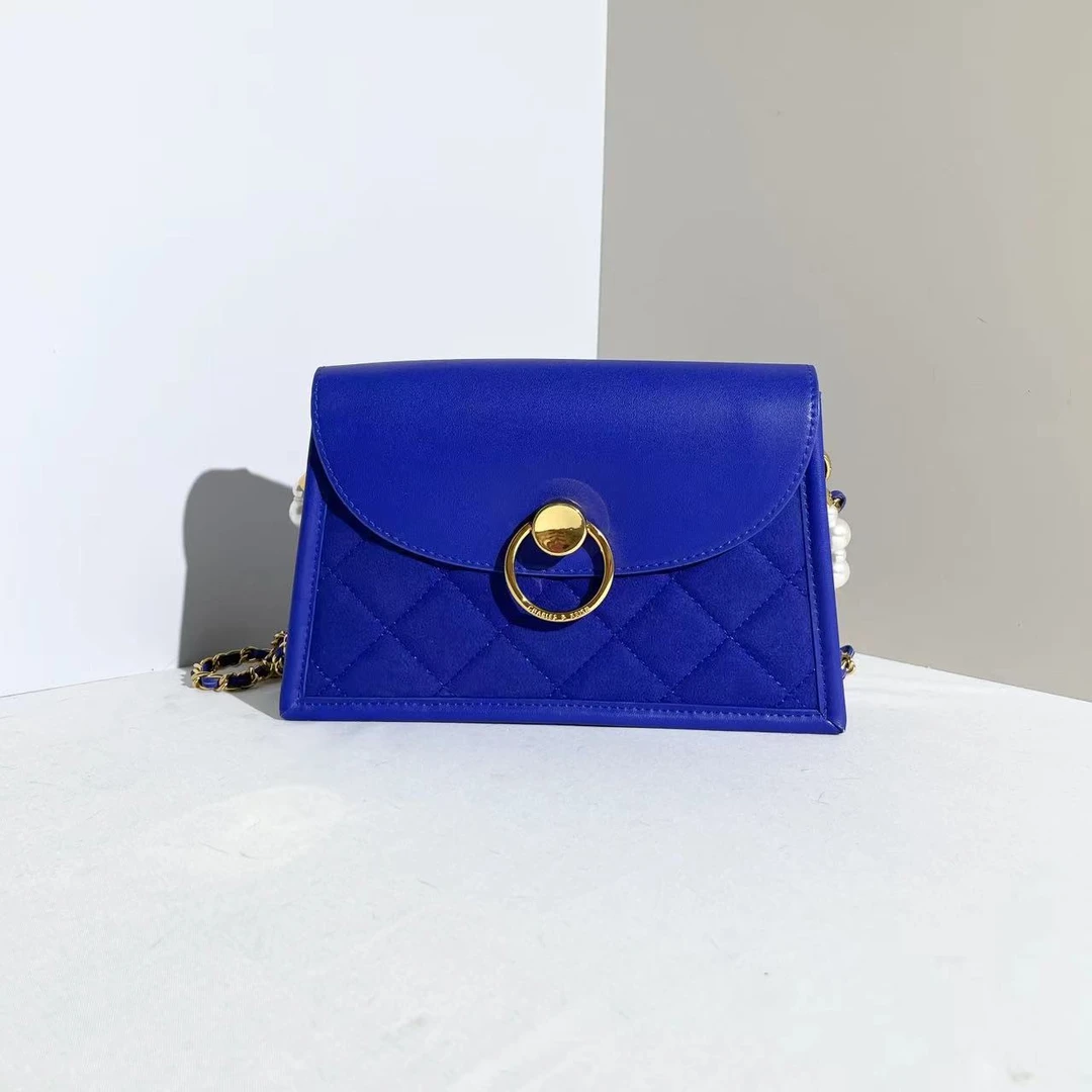 80681011钴紫S女士单肩手提斜挎包