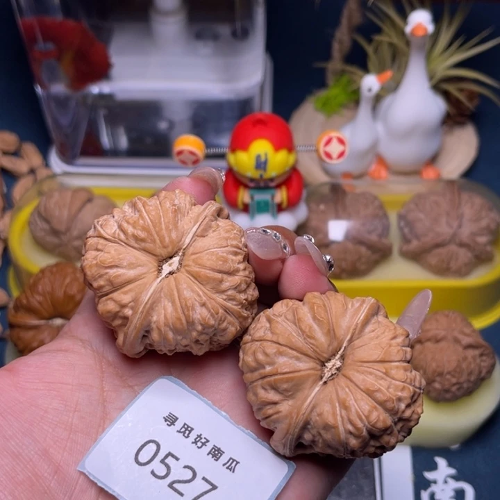 把件文玩核桃南瓜墩44-0527