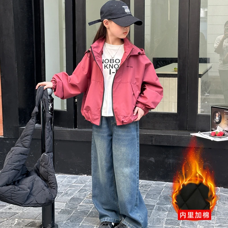 女童外套春秋装儿童中大童上衣洋气休闲宽松中大童韩版秋款春秋